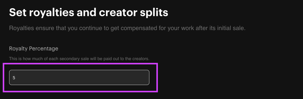 Adding Royalties to your nfts in Metaplex