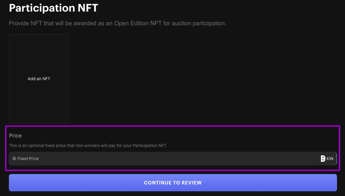 Skip participation NFTs if you're not launching with one