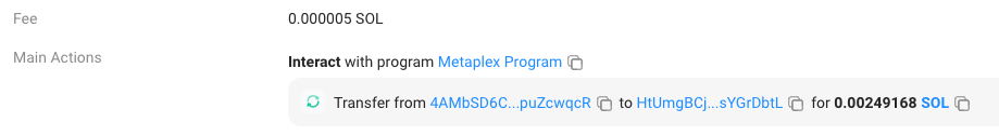 Example Solana Transaction Two