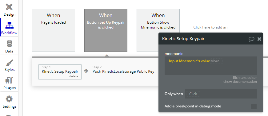 Setup Keypair From Mnemonic