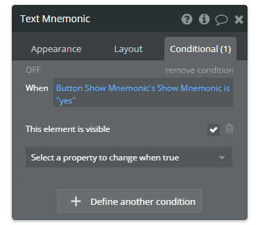 View Mnemonic